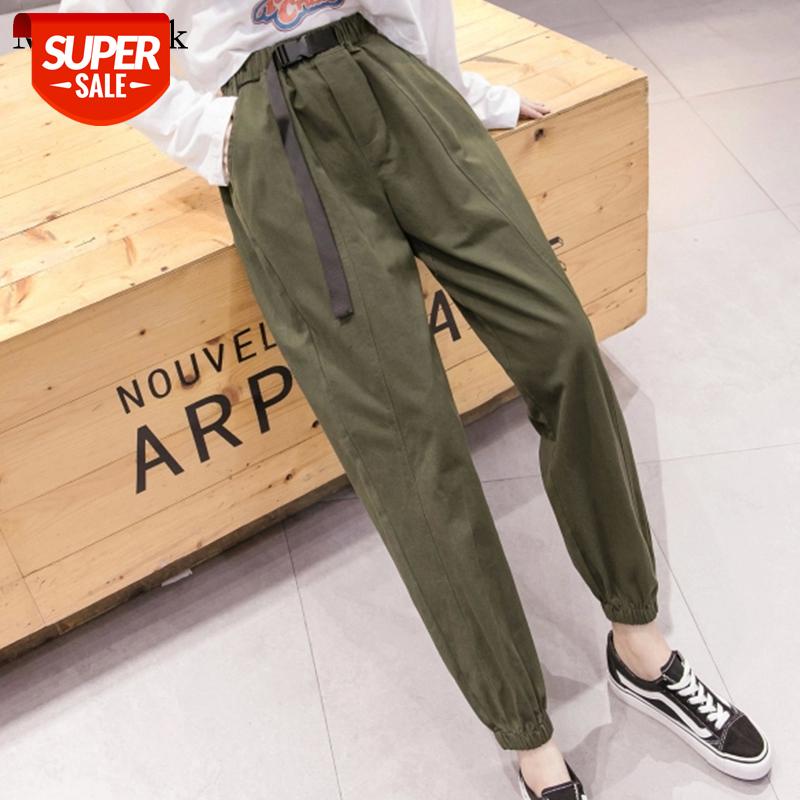 Autumn New High Waist Pants Women Loose Casual Sweatpants Women Trousers Belt Pockets Solid Slim Cargo Pants Pantalon 8518 #Xo2g, Black;white
Autumn New High Waist Pants Women Loose Casual Sweatpants Women Trousers Belt Pockets Solid Slim Cargo Pants Pantalon 8518 #Xo2g, Black;white