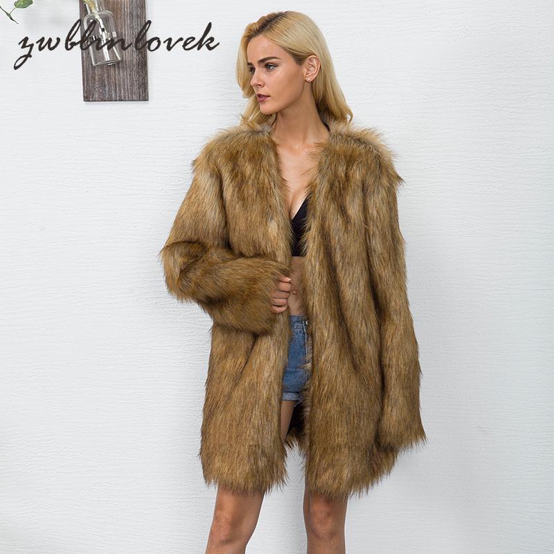 New Women Fur Coat Jacket Winter Thicken Warm Furry Shaggy Outerwear Long V-neck Collarless Hairy Parkas Oversize 2C0134, As pic
New Women Fur Coat Jacket Winter Thicken Warm Furry Shaggy Outerwear Long V-neck Collarless Hairy Parkas Oversize 2C0134, As pic