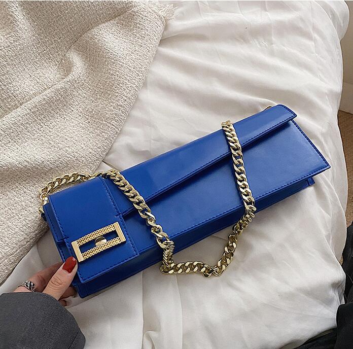 Wholesale factory ladies shoulder bags This years popular blue baguette bag street trend rectangular women backpack elegant gold metal buckle retro handbag
Wholesale factory ladies shoulder bags This years popular blue baguette bag street trend rectangular women backpack elegant gold metal buckle retro handbag