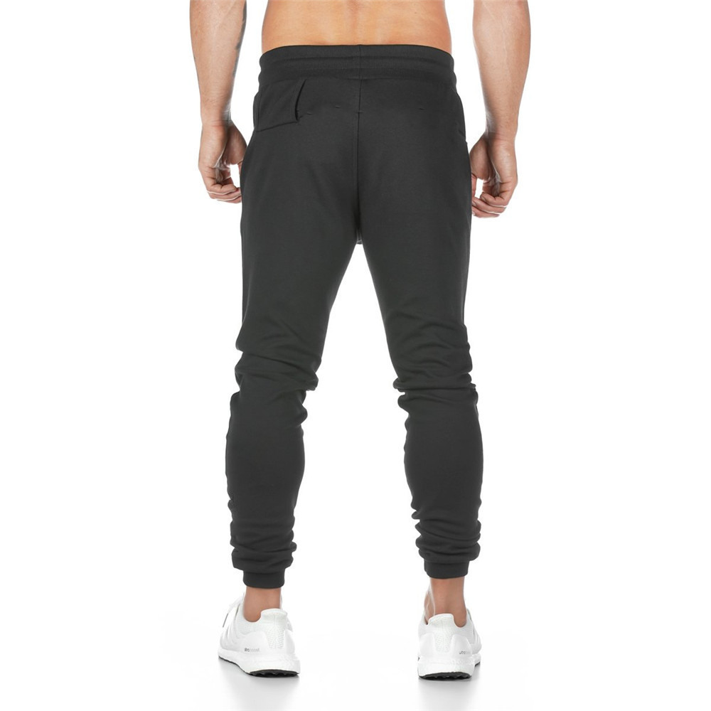 Joggers Sweatpants Mens Slim Casual Pants Solid Color Gyms Workout Cotton Sportswear Autumn Male Fitness Crossfit Track Pants 201006