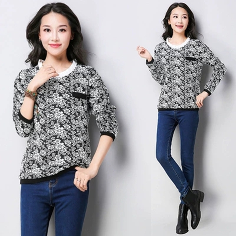 New Size Large of Autumn Women and Winter Gross Embroidery Knit Bottoming Shirt Magro Comfortable Mode O7lj PICH, Blue flower.
New Size Large of Autumn Women and Winter Gross Embroidery Knit Bottoming Shirt Magro Comfortable Mode O7lj PICH, Blue flower.
