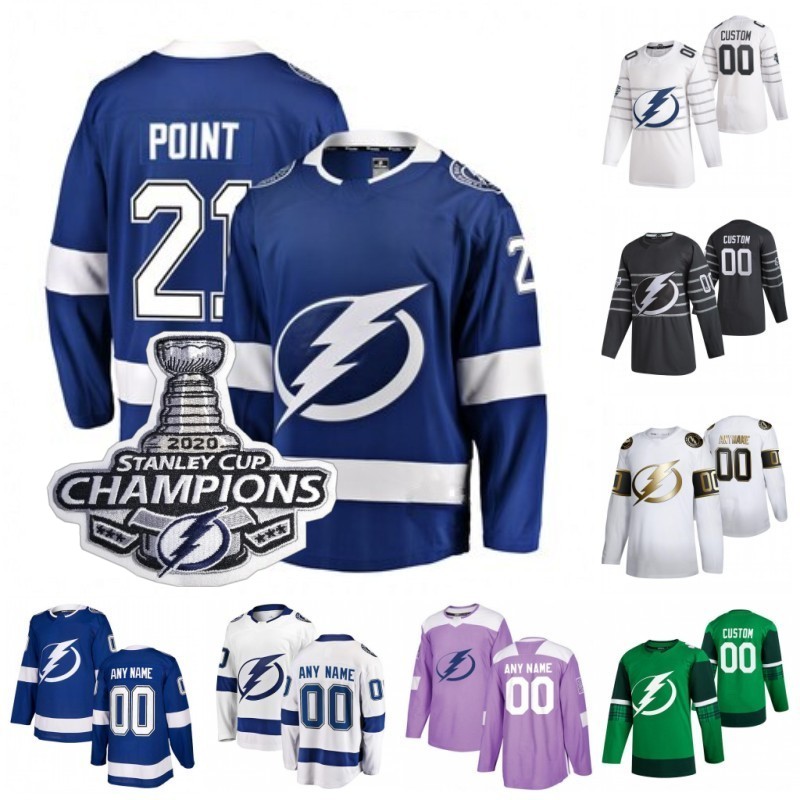 2020 Stanley Cup Champions Tampa Bay Lightning Hockey Jersey Brayden Point Tyler Johnson Ryan McDonagh Barclay Goodrow Custom Stitched, Mens blue home
2020 Stanley Cup Champions Tampa Bay Lightning Hockey Jersey Brayden Point Tyler Johnson Ryan McDonagh Barclay Goodrow Custom Stitched, Mens blue home