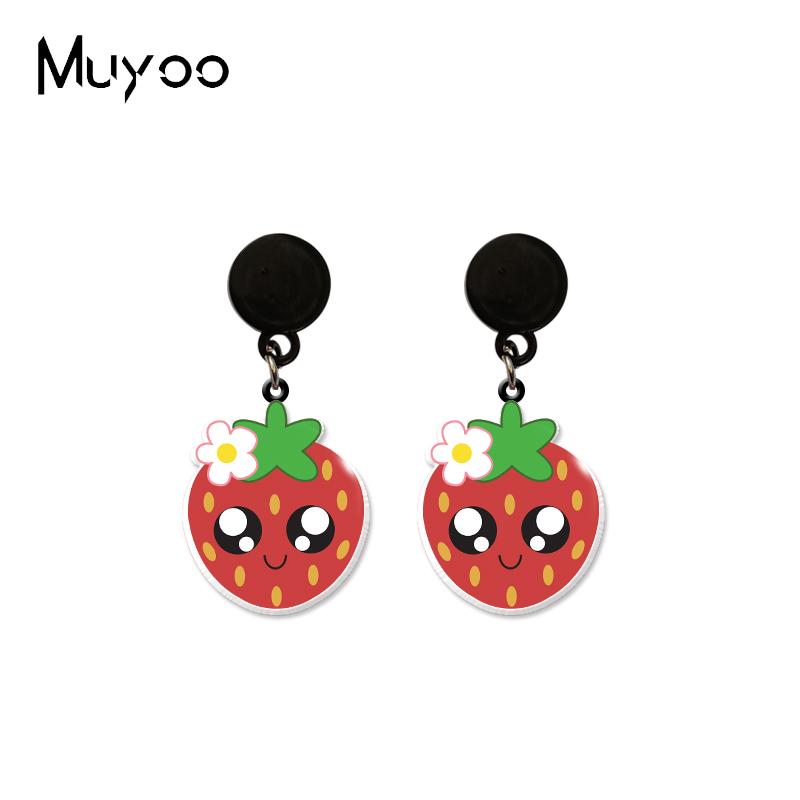Cute Cartoon Vegetables and Fruits Style Acrylic Drop Epoxy Earrings Strawberry Grape Jewelry Resin Earrings
Cute Cartoon Vegetables and Fruits Style Acrylic Drop Epoxy Earrings Strawberry Grape Jewelry Resin Earrings