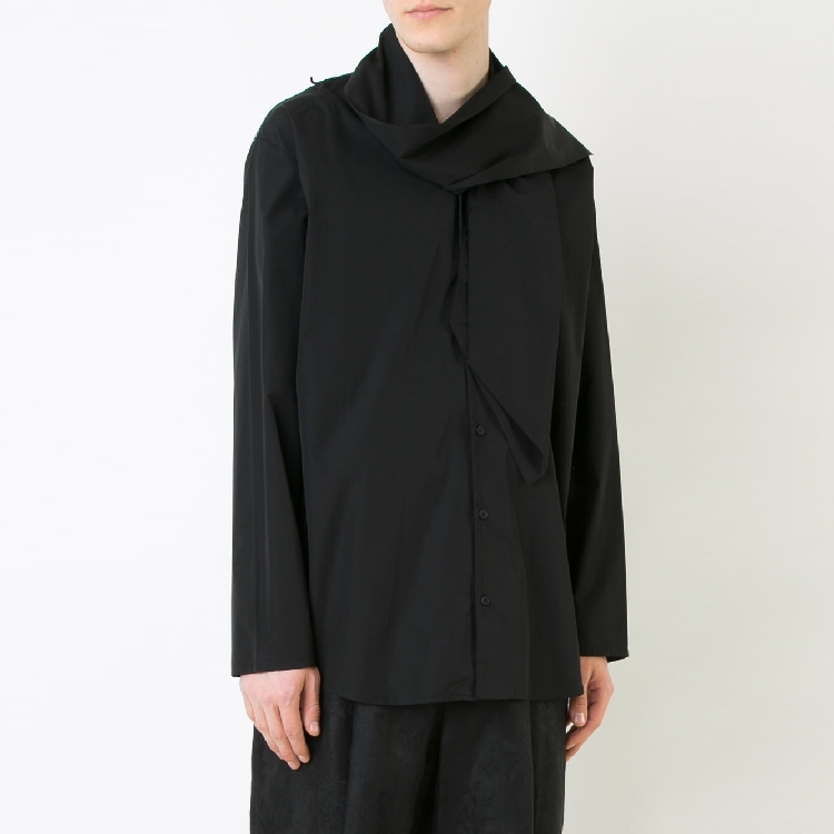 2020 Scarf Male Loose Design Collar Long Sleeve Black Cotton Fashion for Man Shirt Big S-6xl Sizes Dmps, White
2020 Scarf Male Loose Design Collar Long Sleeve Black Cotton Fashion for Man Shirt Big S-6xl Sizes Dmps, White