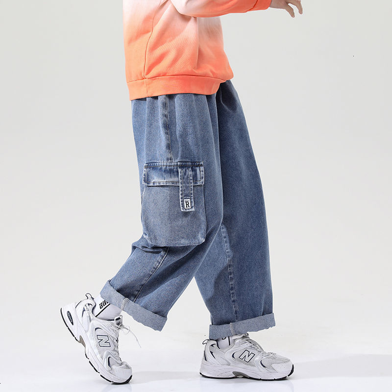 2021 New Men's Casual Oversize Spring Summer New Woman Solid Color Denim Pants Hip Hop Korean Streetwear Male Jeans B8R3, Lightblue
2021 New Men's Casual Oversize Spring Summer New Woman Solid Color Denim Pants Hip Hop Korean Streetwear Male Jeans B8R3, Lightblue