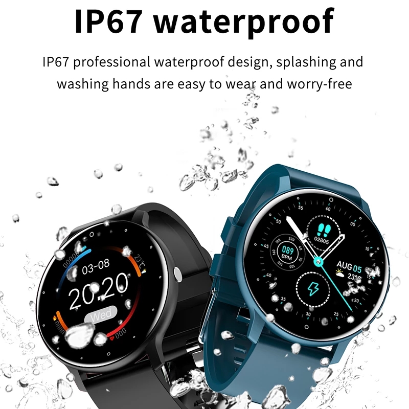 Bluetooth Smart Watch Men Woman Wristband Heart Rate Blood Pressure Wristwatch Sport Fitness Watch IP67 Waterproof Smartwatch For