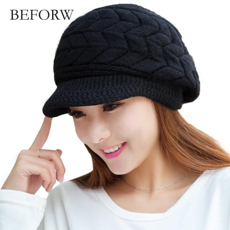 BEFORW Winter Beanies Knit Women's Hat Winter Hats For Women Beanie Girls Skullies Caps Bonnet Femme Snapback Wool Warm Hat, Black
BEFORW Winter Beanies Knit Women's Hat Winter Hats For Women Beanie Girls Skullies Caps Bonnet Femme Snapback Wool Warm Hat, Black