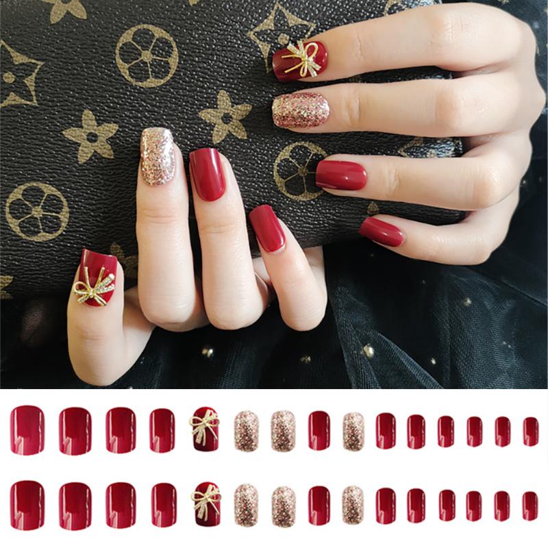 24Pcs/box 2021 Fashion Full Cover Detachable Bowknot Moon False Nails Press On Artificial Ballerina False Nail Art Tips
24Pcs/box 2021 Fashion Full Cover Detachable Bowknot Moon False Nails Press On Artificial Ballerina False Nail Art Tips