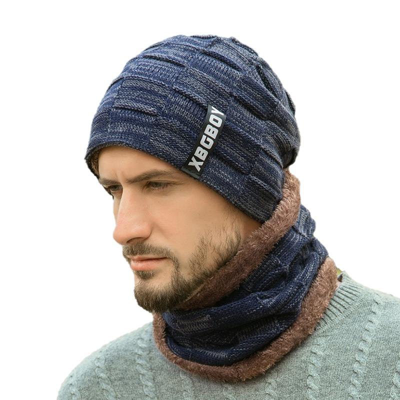 Fashionable Beanie Hat Scarf Set Men Autumn Winter Fluffy Knitted Cap Neck Warmer Headwear 56-60cm Fall Winter Hot
Fashionable Beanie Hat Scarf Set Men Autumn Winter Fluffy Knitted Cap Neck Warmer Headwear 56-60cm Fall Winter Hot
