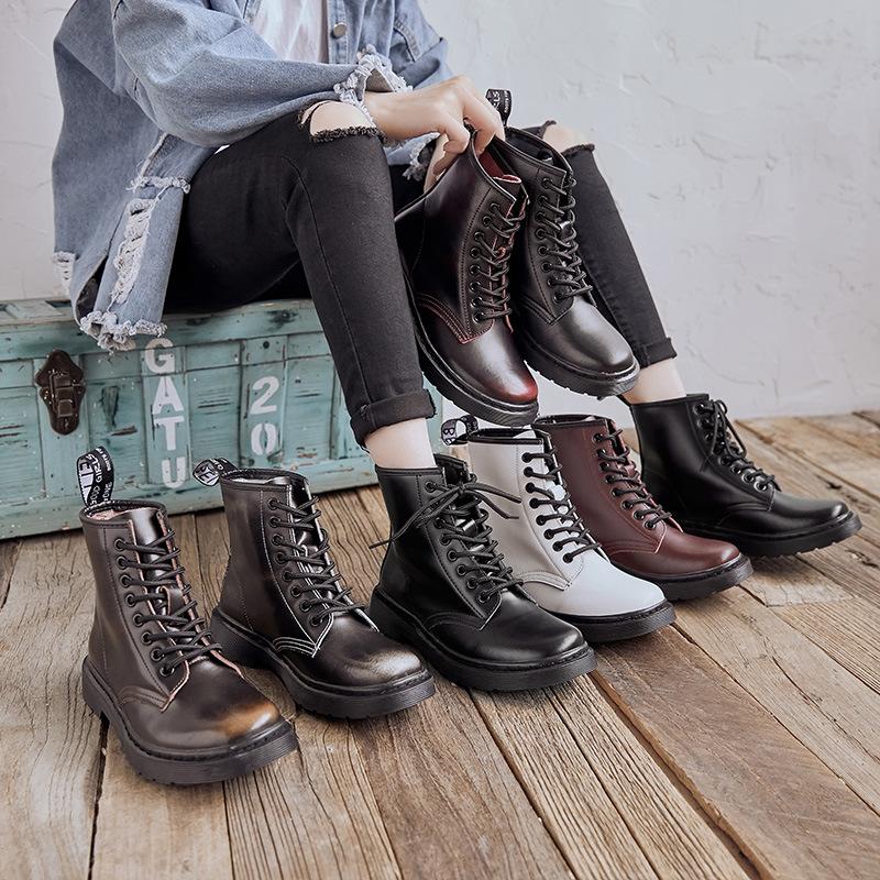 Winter Women Boots Genuine Leather Ankle Boots Casual Platform British Shoes Warm White Shoes Zapatos Mujer Size 46 35, Red plush
Winter Women Boots Genuine Leather Ankle Boots Casual Platform British Shoes Warm White Shoes Zapatos Mujer Size 46 35, Red plush