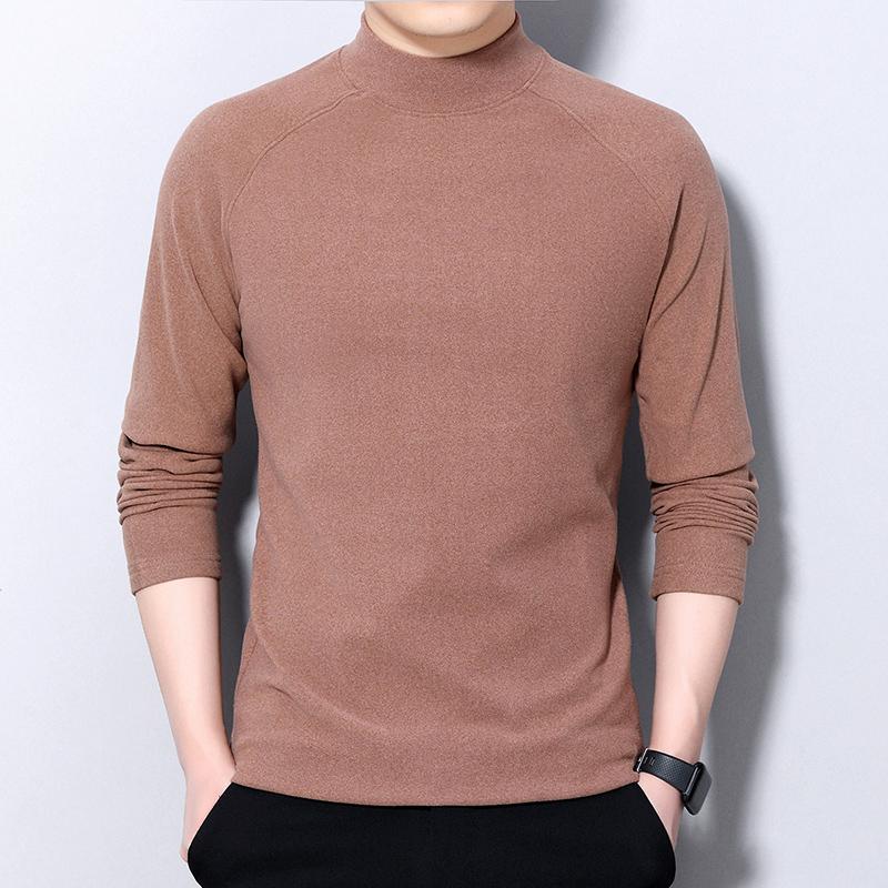 2020 Autumn Mens Turtleneck Bottoming T Shirts Male Slim Fit Long Sleeve Tops Tees Male Double-sided Fleece Shirts - 4XL, Black
2020 Autumn Mens Turtleneck Bottoming T Shirts Male Slim Fit Long Sleeve Tops Tees Male Double-sided Fleece Shirts - 4XL, Black