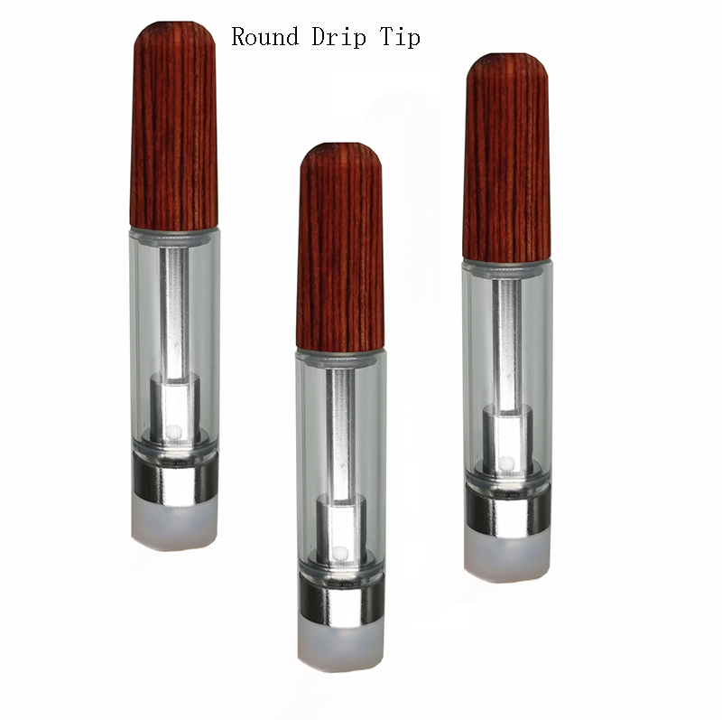 Round Wood Tip Vape Cartridge pacakging Glass thick oil Vaporizer Pen Cartridges 1ML vape tanks ecigs Atomizer 510 Vapor pens e Cigarettes
Round Wood Tip Vape Cartridge pacakging Glass thick oil Vaporizer Pen Cartridges 1ML vape tanks ecigs Atomizer 510 Vapor pens e Cigarettes