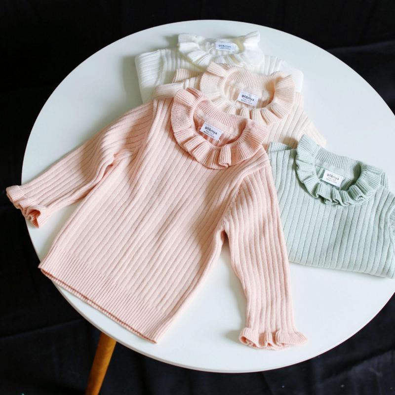 2021 New Autumn Kids Pullover Ruffles Princess Toddler Girls Sweaters Knitted Chidlren Outwear Baby Sweater 7mu7, White
2021 New Autumn Kids Pullover Ruffles Princess Toddler Girls Sweaters Knitted Chidlren Outwear Baby Sweater 7mu7, White