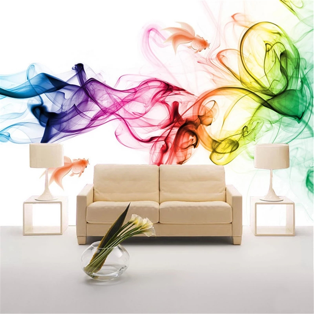 Custom Mural 3D Wallpaper Modern Abstract Geometric Color Art Wall Living Room Sofa TV Background Waterproof