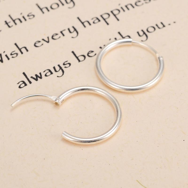 Hoop Earrings 3 Size 100% Real Sterling Silver Fine Jewelry Minimalism Silver 925 Big Earing Circle For Women
Hoop Earrings 3 Size 100% Real Sterling Silver Fine Jewelry Minimalism Silver 925 Big Earing Circle For Women