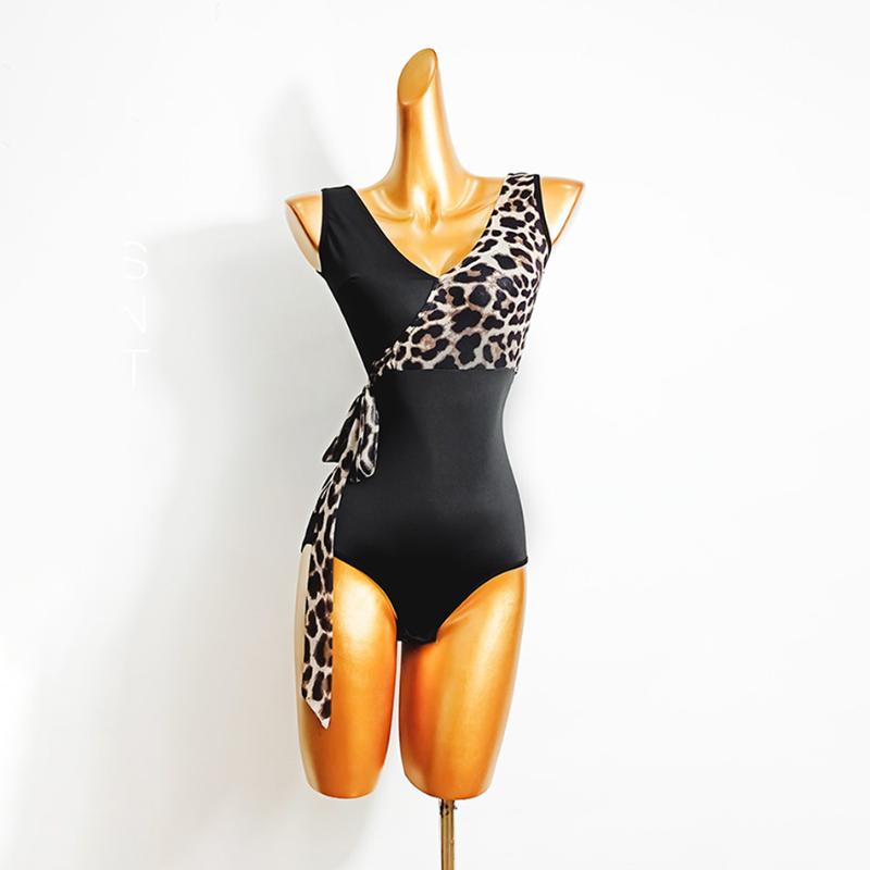 Sleeveless Leopard print Belt Women Latin Dance Bodysuit Latin Dancing Tops Practise Tango Chacha Dancing Performamnce LD513, 001
Sleeveless Leopard print Belt Women Latin Dance Bodysuit Latin Dancing Tops Practise Tango Chacha Dancing Performamnce LD513, 001