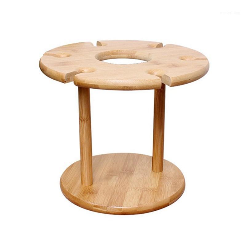 Wine Glass Holder Bamboo Tabletop Wine Glass Drying Racks Camping for 6 and 1 Bottle1
Wine Glass Holder Bamboo Tabletop Wine Glass Drying Racks Camping for 6 and 1 Bottle1
