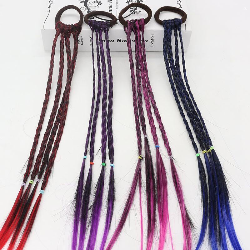 Wig Rubber Bands Gradient Color Ponytail Hair Ornament Kids Hairpins Fashion Cute Hair Accessories DIY Braided 1Pcs length 43cm1, Blue green
Wig Rubber Bands Gradient Color Ponytail Hair Ornament Kids Hairpins Fashion Cute Hair Accessories DIY Braided 1Pcs length 43cm1, Blue green