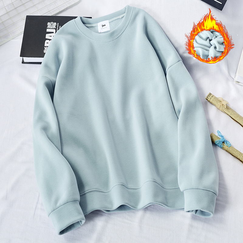 2021 New Solid Sweatshirts Spring Girls Neck Pullovers Oversize Warm Woolen Lining Tops 4AL5, White
2021 New Solid Sweatshirts Spring Girls Neck Pullovers Oversize Warm Woolen Lining Tops 4AL5, White