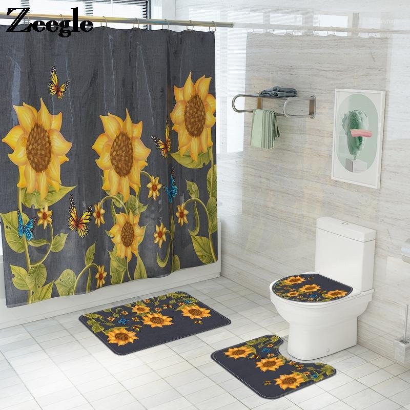 Sunflower Printed Bath Mat and Shower Curtain Toilet Mat Bathroom Carpet Floor Microfiber Pastoral Shower Room Foot Rugs1
Sunflower Printed Bath Mat and Shower Curtain Toilet Mat Bathroom Carpet Floor Microfiber Pastoral Shower Room Foot Rugs1