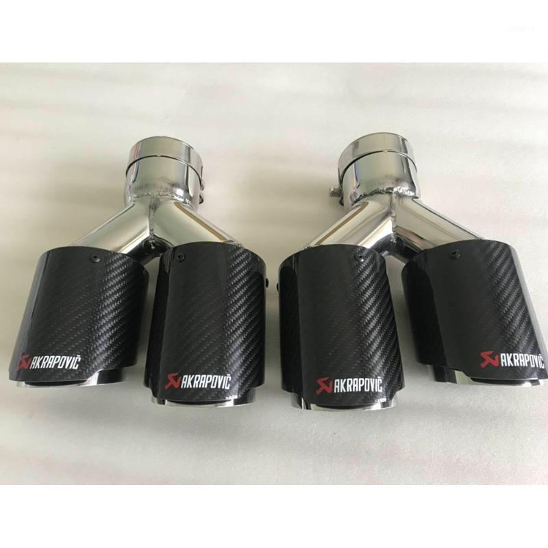2PCS Left and right Car Modification AKRAPOVIC Universal Dual blue Automobile exhaust pipe Muffler tip for 3 Series1
2PCS Left and right Car Modification AKRAPOVIC Universal Dual blue Automobile exhaust pipe Muffler tip for 3 Series1