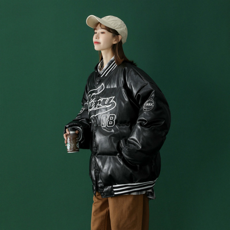 2021 New New Winter Down Male Cotton Jacket Leather European and American High Street Fashion Plus Hot Thick Velvet Best CMUW, White.
2021 New New Winter Down Male Cotton Jacket Leather European and American High Street Fashion Plus Hot Thick Velvet Best CMUW, White.