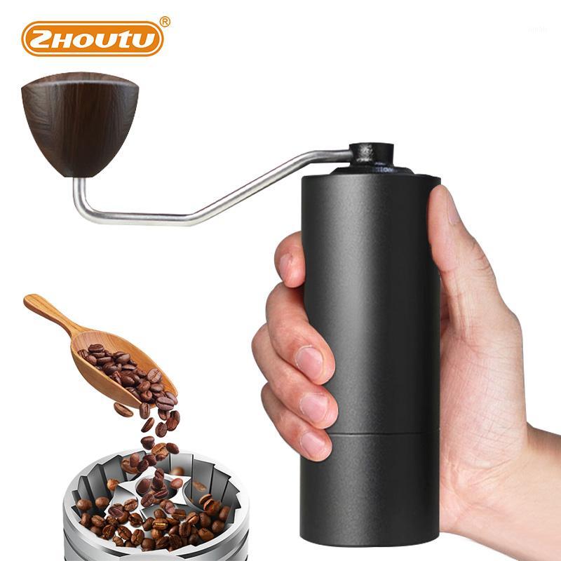 zhoutu 58MM Aluminum Manual Coffee grinder Stainless steel Burr grinder Conical Coffe bean miller Manual Coffee Milling machine1
zhoutu 58MM Aluminum Manual Coffee grinder Stainless steel Burr grinder Conical Coffe bean miller Manual Coffee Milling machine1