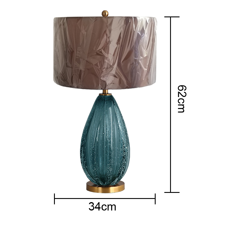Elegant Gray Green Glass Floor Lamp Contemporary Design Perfect for Villas and Hotel Interiors