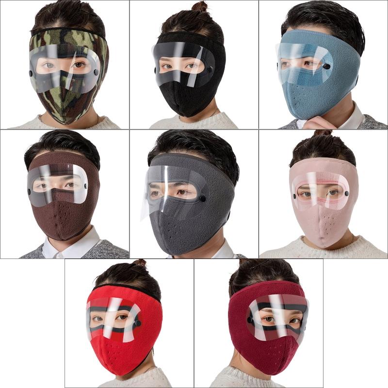 Winter Polar Fleece Full Face Mask with Clear Eye Shield Windproof Earflap Hat M2EB, Cf
Winter Polar Fleece Full Face Mask with Clear Eye Shield Windproof Earflap Hat M2EB, Cf