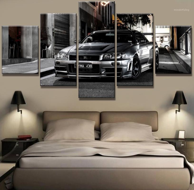 5 Piece HD Print Large Nissan Skyline Gtr Car Modern Decorative Paintings on Canvas Wall Art for Home Decorations Wall Decor1 
5 Piece HD Print Large Nissan Skyline Gtr Car Modern Decorative Paintings on Canvas Wall Art for Home Decorations Wall Decor1