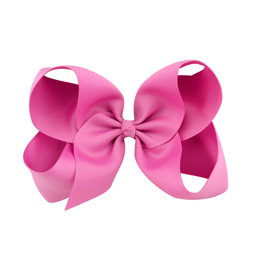 6 40 Inch Colors Fashion Baby Ribbon Bow Hairpin Clips Girls Large Bowknot Barrette Kids Hair Boutique Bows Children Hair Accessories KFJ125