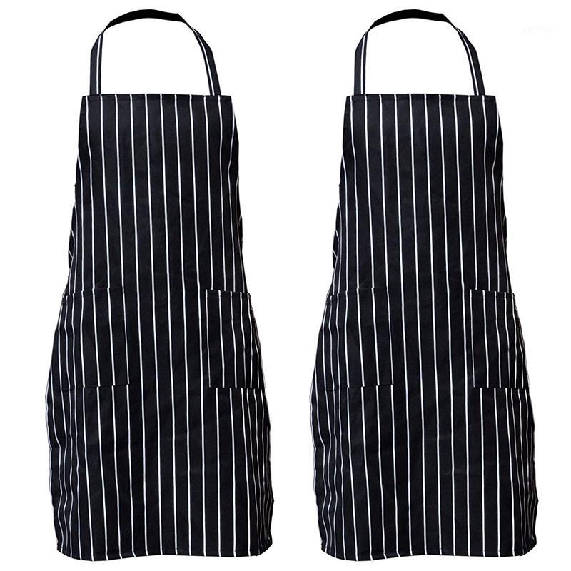 2 Pack Stripe Bib Apron with Pockets Black Cooking Kitchen Chef Apron Gift for Women Men - 30.3 Inch Length By 24 Inch Width1
2 Pack Stripe Bib Apron with Pockets Black Cooking Kitchen Chef Apron Gift for Women Men - 30.3 Inch Length By 24 Inch Width1