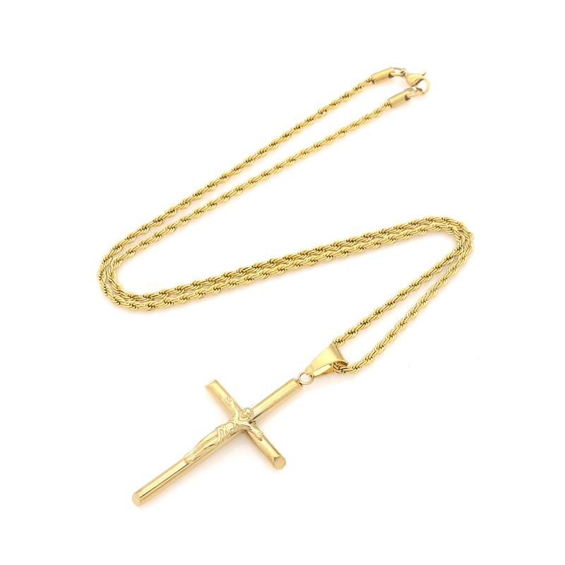 JSBAO High Quality Stainless Steel 2Sizes Cross Chain Womens Cross Necklace Pendant Sacred Necklace For Women
JSBAO High Quality Stainless Steel 2Sizes Cross Chain Womens Cross Necklace Pendant Sacred Necklace For Women