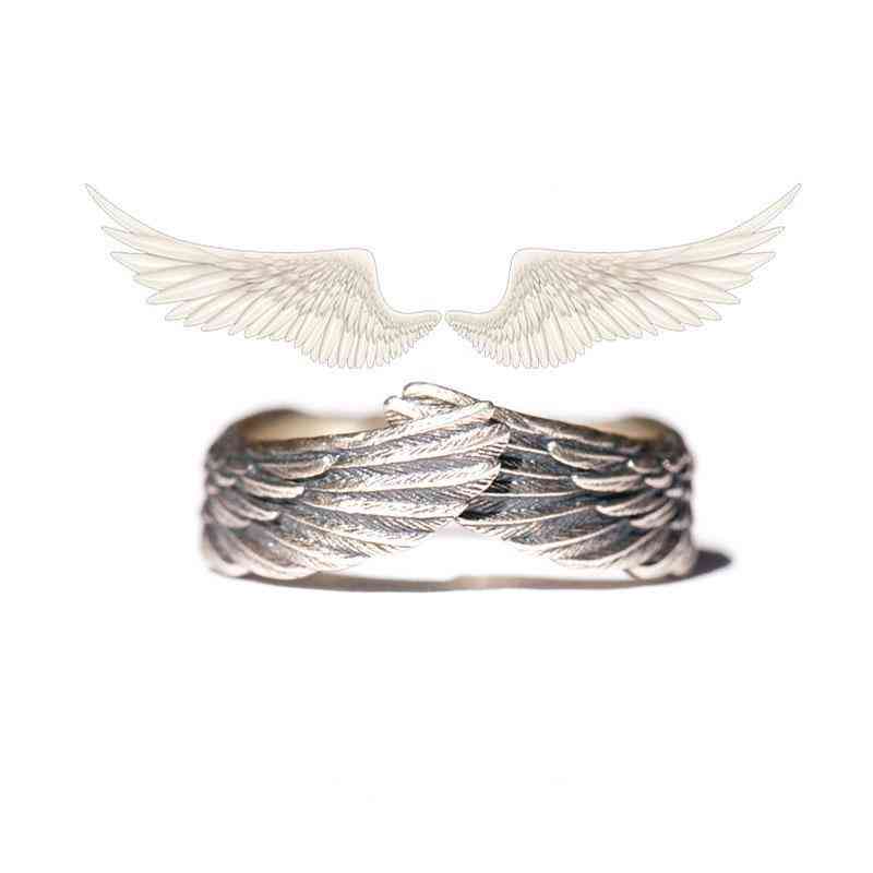Classic Cool Silver Plated Angel Wings Rings for Men Women Romantic Rock Party Jewelry Couple Accessories Gifts
Classic Cool Silver Plated Angel Wings Rings for Men Women Romantic Rock Party Jewelry Couple Accessories Gifts