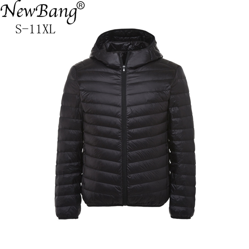 NewBang 8XL 9XL 10XL 11XL Duck Down Jacket Men Autumn Winter Jacket Men Hooded Waterproof Down Jackets Male Warm Down Coat 201225