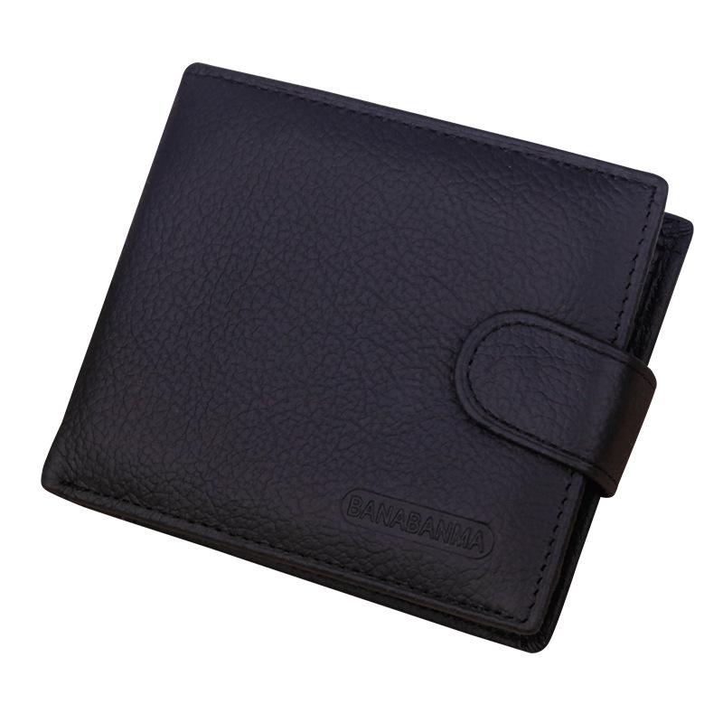 Men's Leather Wallet Men's Wallet Short Leather Retro Zipper Buckle New Coin Purse, Black
Men's Leather Wallet Men's Wallet Short Leather Retro Zipper Buckle New Coin Purse, Black