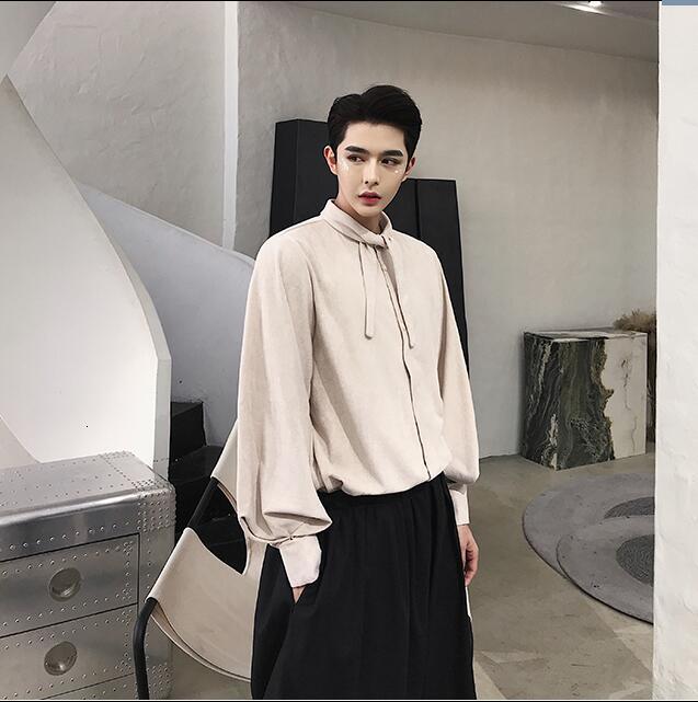 2021 New Long-sleeved Bat-sleeved Japanese Shirts Early in Casual Autumn Easy to Wear at Night Long Bf Wind Shirt Loop of Men's Shirt. Y3P8, 01
2021 New Long-sleeved Bat-sleeved Japanese Shirts Early in Casual Autumn Easy to Wear at Night Long Bf Wind Shirt Loop of Men's Shirt. Y3P8, 01