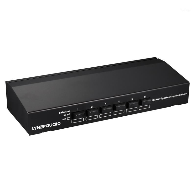Lynepauaio Switcher, 1 In 6 Out Or 6 In 1 Out, Speaker Switcher Selector Comparator,12-Awg Speaker Cable, Which Support 100W Amp1
Lynepauaio Switcher, 1 In 6 Out Or 6 In 1 Out, Speaker Switcher Selector Comparator,12-Awg Speaker Cable, Which Support 100W Amp1