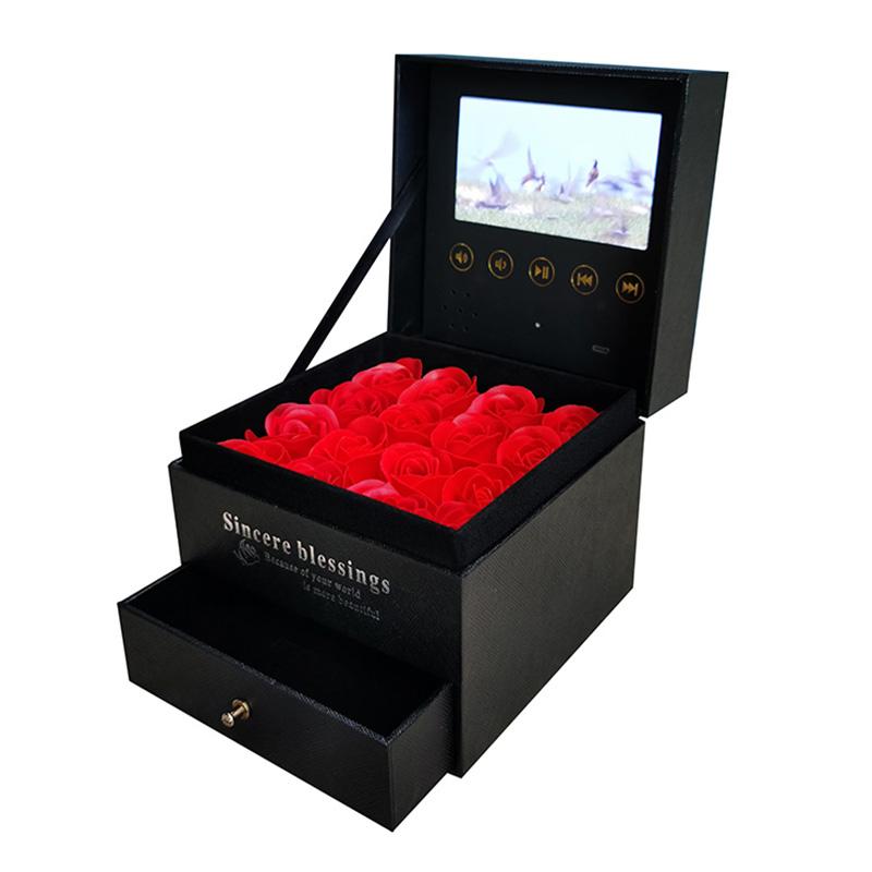 Luxury Flower Box 4.3inches Lcd Screen Video Box For Romantic Wedding Universal Business Gift Square With Drawer To-110351A
Luxury Flower Box 4.3inches Lcd Screen Video Box For Romantic Wedding Universal Business Gift Square With Drawer To-110351A