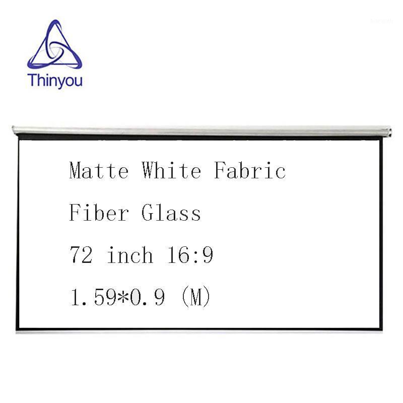 Thinyou 72 inch 16:9 Curtain hand pull projector screen Matte White Fabric Fiber Glass Curtain Pull-Down for LED DLP Projection1
Thinyou 72 inch 16:9 Curtain hand pull projector screen Matte White Fabric Fiber Glass Curtain Pull-Down for LED DLP Projection1