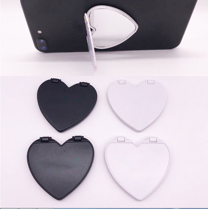 Universal Heart Mirror Cell Phone Holder 3M glue UV printing Blank Glass phone Stand 360 Degree Finger Holder, Black
Universal Heart Mirror Cell Phone Holder 3M glue UV printing Blank Glass phone Stand 360 Degree Finger Holder, Black