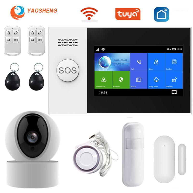 YS PG107 Tuya security alarm system Kit SmartLife APP Control With IP camera Auto Dial Motion Detector Wife Gsm Home smart alarm1
YS PG107 Tuya security alarm system Kit SmartLife APP Control With IP camera Auto Dial Motion Detector Wife Gsm Home smart alarm1