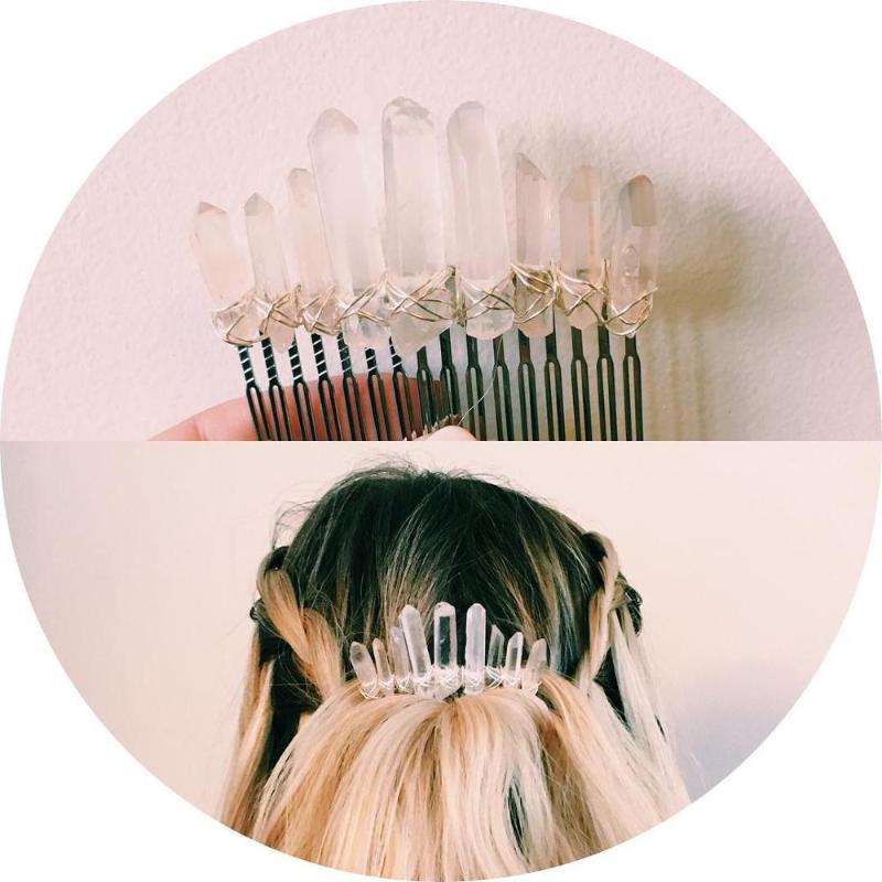 Artilady Crystal Tiara Hair Combs Raw Quartz Headband Wedding Crystal Comb Bridal Hair Accessories Healing Hairpins Jewelry Gift
Artilady Crystal Tiara Hair Combs Raw Quartz Headband Wedding Crystal Comb Bridal Hair Accessories Healing Hairpins Jewelry Gift