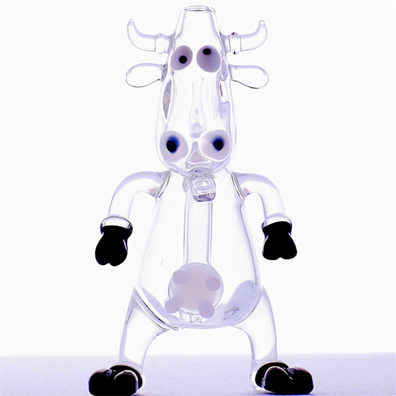 Glass Cow Shape Bong With 14.4mm Joint Glass Water Pipes Bongs Headyglass Bubbler Recycler Bong
Glass Cow Shape Bong With 14.4mm Joint Glass Water Pipes Bongs Headyglass Bubbler Recycler Bong
