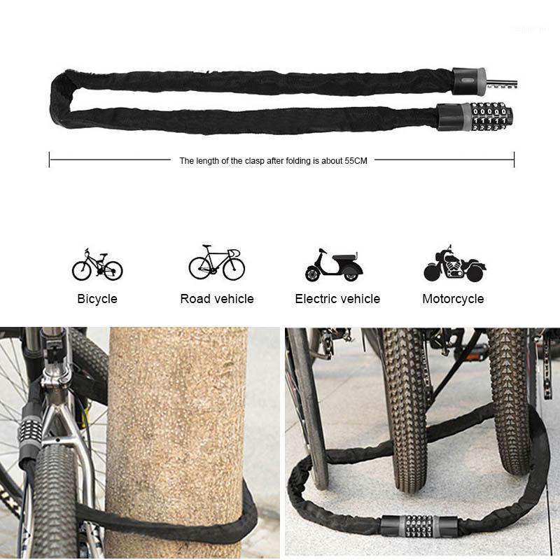Bike Lock Security Anti-theft Bicycle Chain Lock No Keys Required Open with Password Chain Locks C55K Sale1
Bike Lock Security Anti-theft Bicycle Chain Lock No Keys Required Open with Password Chain Locks C55K Sale1