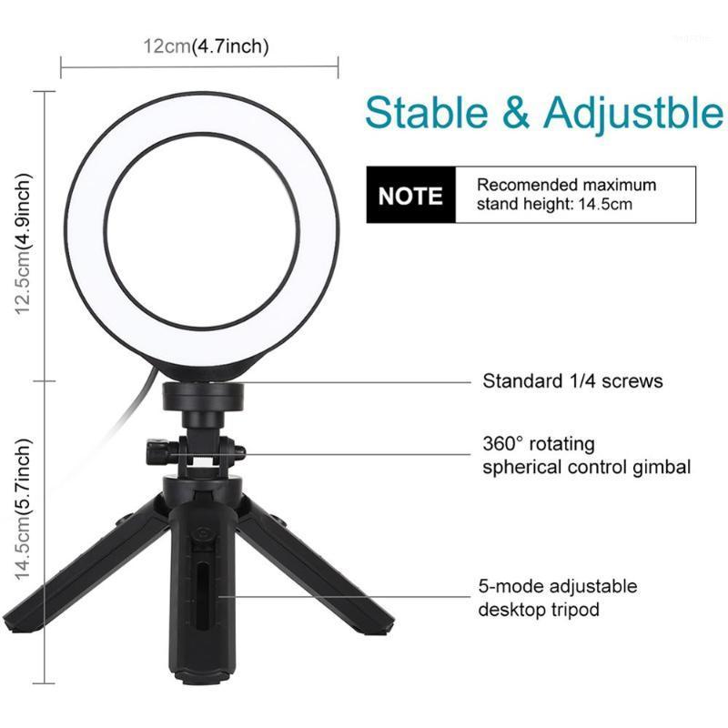 Selfie Ring Light with Desk Tripod Stand 360-degree Rotatable Ball Head Stabilizer Dimmable USB Ring Light Photography Streaming1
Selfie Ring Light with Desk Tripod Stand 360-degree Rotatable Ball Head Stabilizer Dimmable USB Ring Light Photography Streaming1