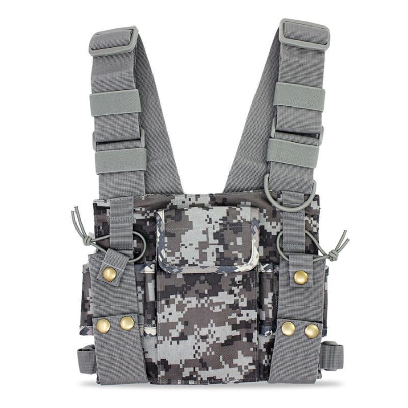 NEW Walkie-talkie Camouflage Double Chest Package Product Ip Chest Backpack Kettle bag
NEW Walkie-talkie Camouflage Double Chest Package Product Ip Chest Backpack Kettle bag
