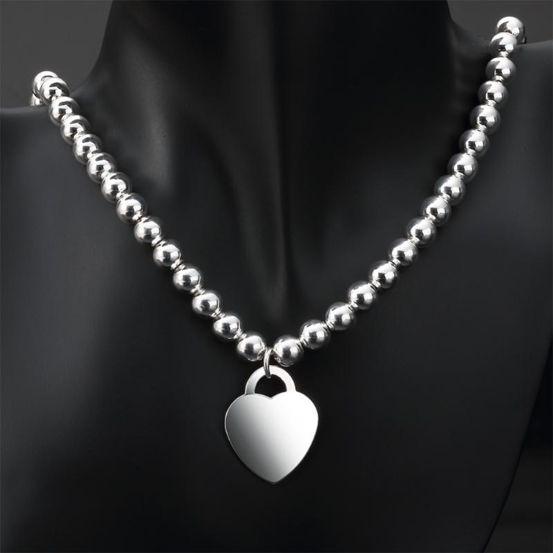 Hermosa Glossy Heart Pendant 8mm Bead Necklace 17'' Wholesale Women Choker Necklaces XL000798 Pretty Girls Gift
Hermosa Glossy Heart Pendant 8mm Bead Necklace 17'' Wholesale Women Choker Necklaces XL000798 Pretty Girls Gift