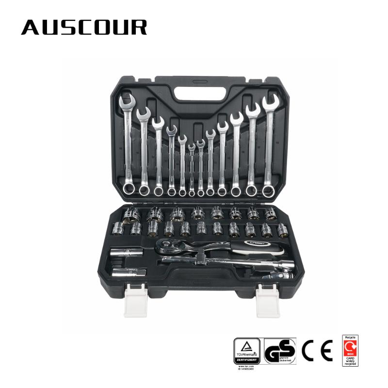 36pcs Household Car Auto Repair Tool Kit with Plastic Toolbox Storage Case Socket Ratchet Wrench Screwdriver Hand Tool Set
36pcs Household Car Auto Repair Tool Kit with Plastic Toolbox Storage Case Socket Ratchet Wrench Screwdriver Hand Tool Set