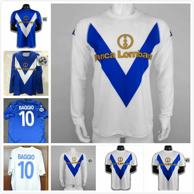2003 2004 Vintage Soccer Brescia Calcio Retro Jersey Men 10 BAGGIO 6 MAURI 29 CARACCIOLO Team Blue White Color Away Football Shirt Kits, Green
2003 2004 Vintage Soccer Brescia Calcio Retro Jersey Men 10 BAGGIO 6 MAURI 29 CARACCIOLO Team Blue White Color Away Football Shirt Kits, Green